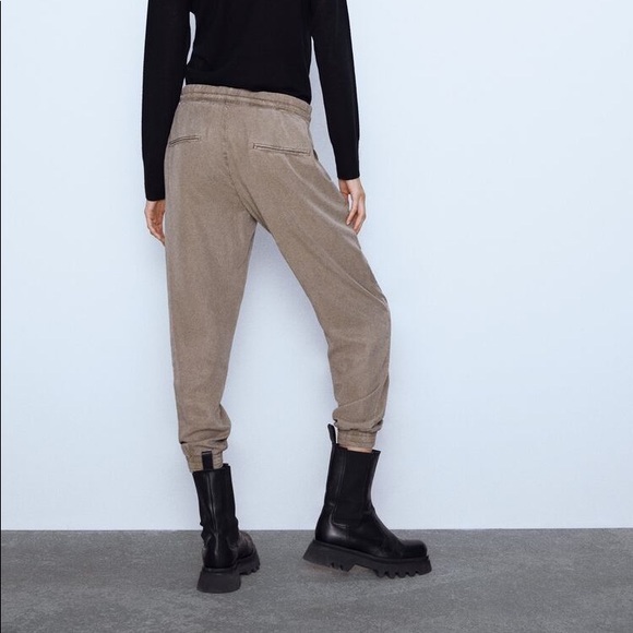 *SOLD* Zara Sage Green Jogger Pants - Size XS - Picture 12 of 12